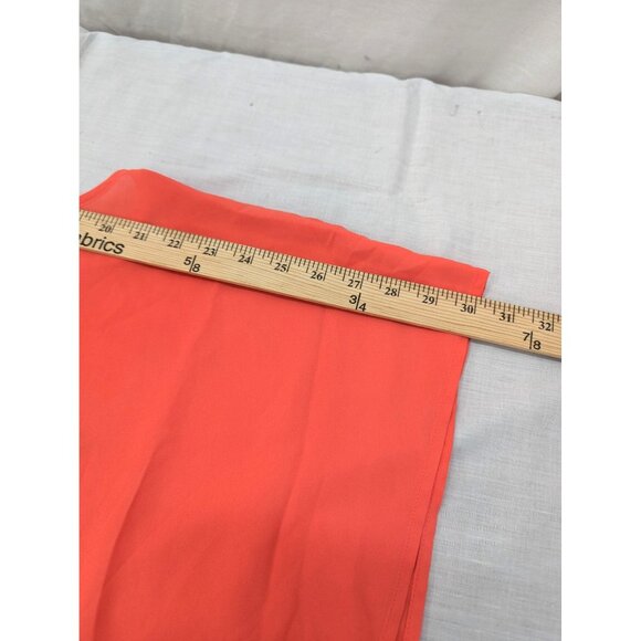 Cato Woman Orange Sleeveless Polyester Blouse Asymmetrical Hem Line Size 22/24W - Picture 7 of 11